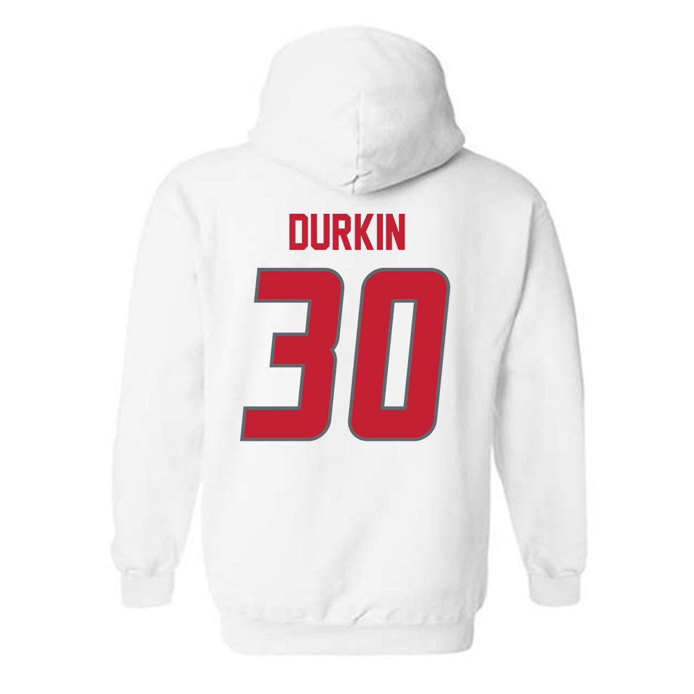 New Mexico - NCAA Football : Brendan Durkin - Classic Shersey Hooded Sweatshirt-1