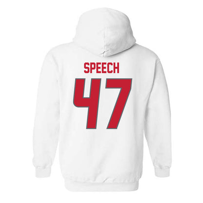 New Mexico - NCAA Football : Drew Speech - Classic Shersey Hooded Sweatshirt-1