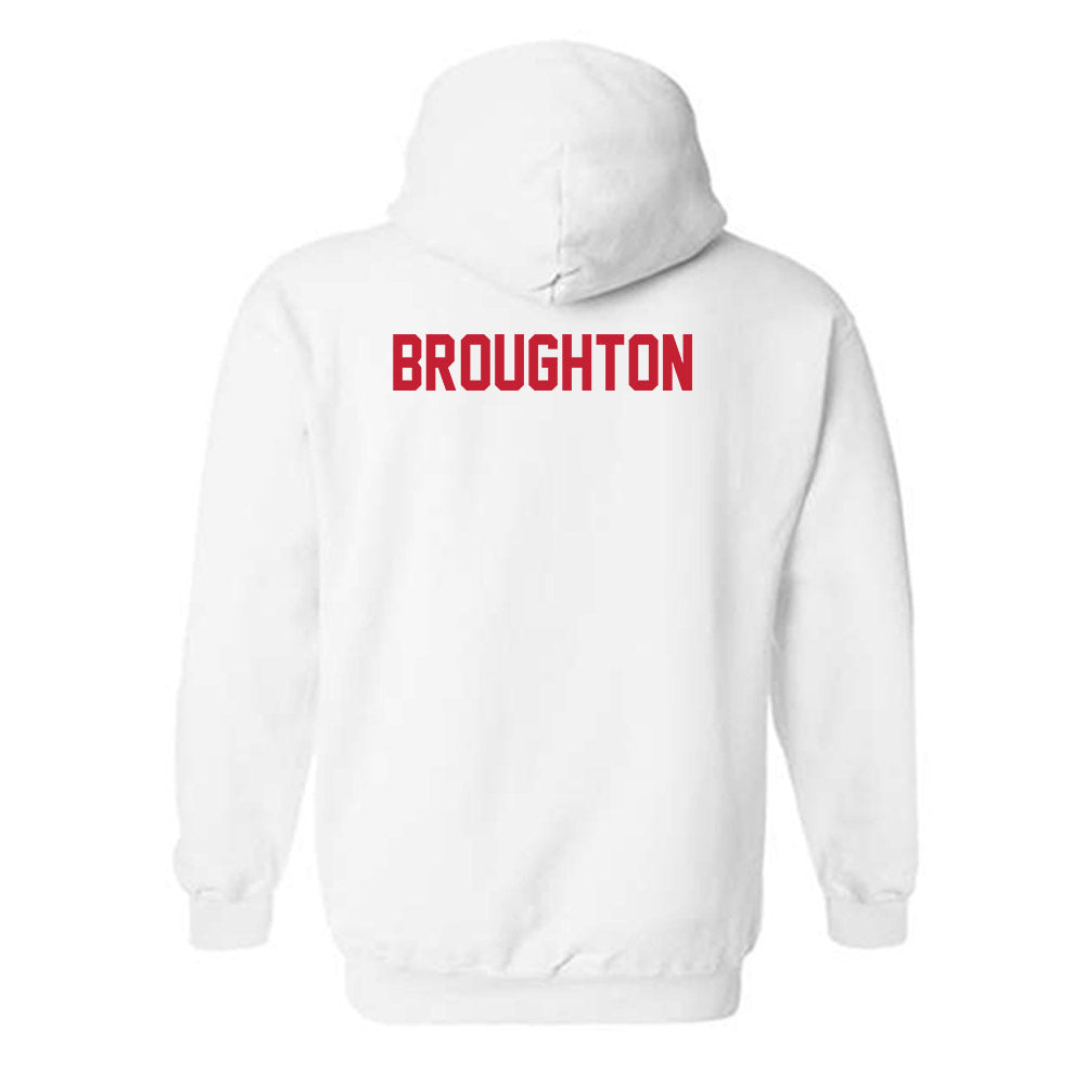 New Mexico - NCAA Women's Swimming & Diving : Ellie Broughton - Classic Shersey Hooded Sweatshirt-1