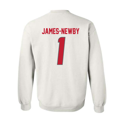 New Mexico - NCAA Football : Keyshawn James-Newby - Classic Shersey Crewneck Sweatshirt-1