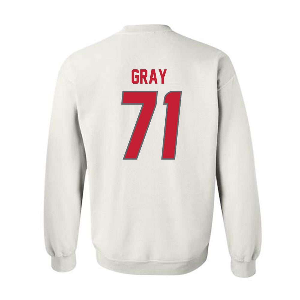 New Mexico - NCAA Football : Travis Gray - Classic Shersey Crewneck Sweatshirt-1