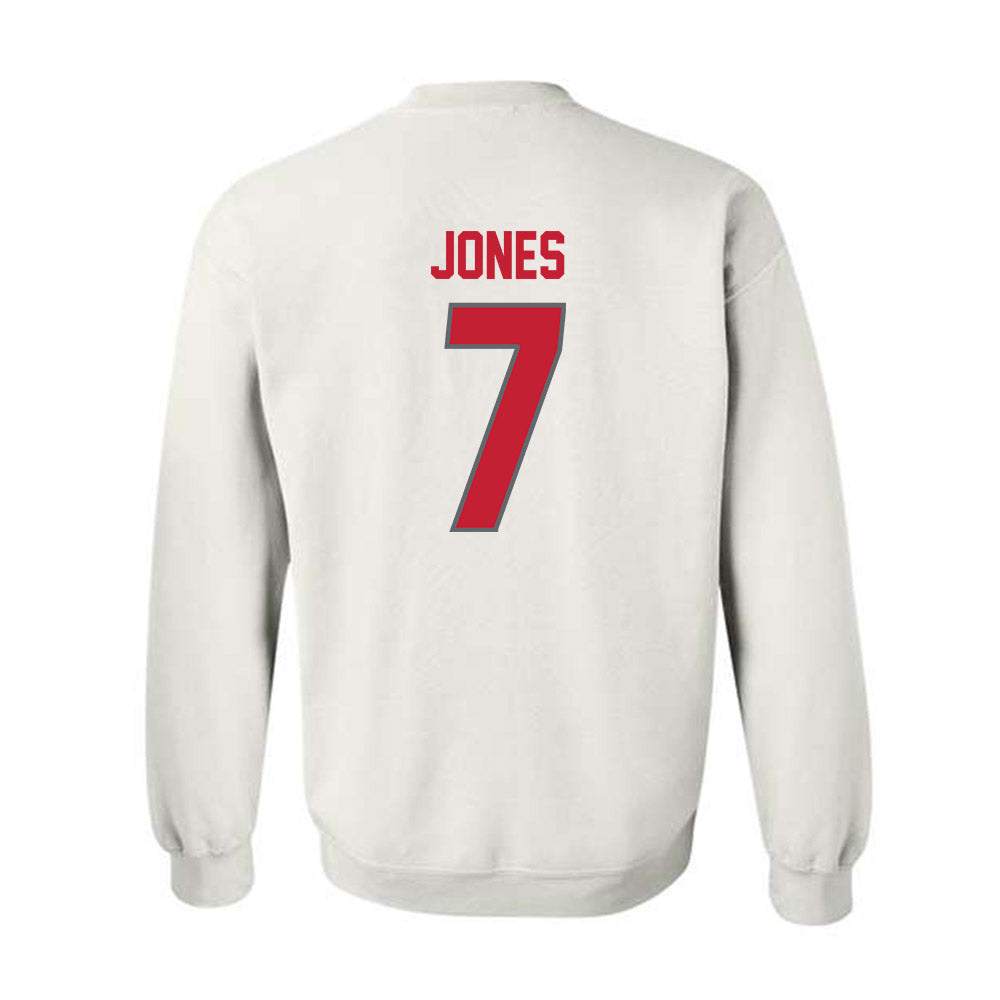 New Mexico - NCAA Men's Basketball : Sir Marius Jones - Classic Shersey Crewneck Sweatshirt-1