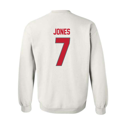 New Mexico - NCAA Men's Basketball : Sir Marius Jones - Classic Shersey Crewneck Sweatshirt-1