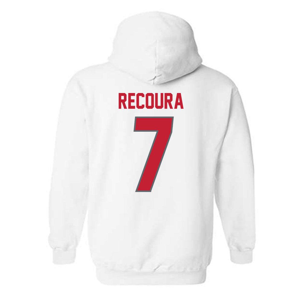New Mexico - NCAA Men's Tennis : Nicolas Recoura - Classic Shersey Hooded Sweatshirt-1