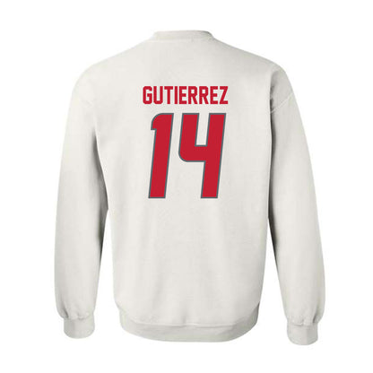 New Mexico - NCAA Football : Melaki Gutierrez - Classic Shersey Crewneck Sweatshirt-1