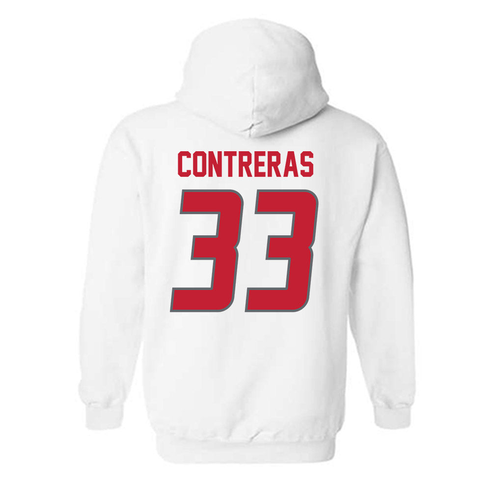 New Mexico - NCAA Football : Mateo Contreras - Classic Shersey Hooded Sweatshirt-1