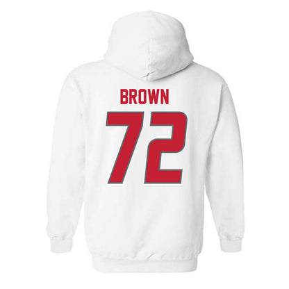 New Mexico - NCAA Football : Nevell Brown - Classic Shersey Hooded Sweatshirt-1