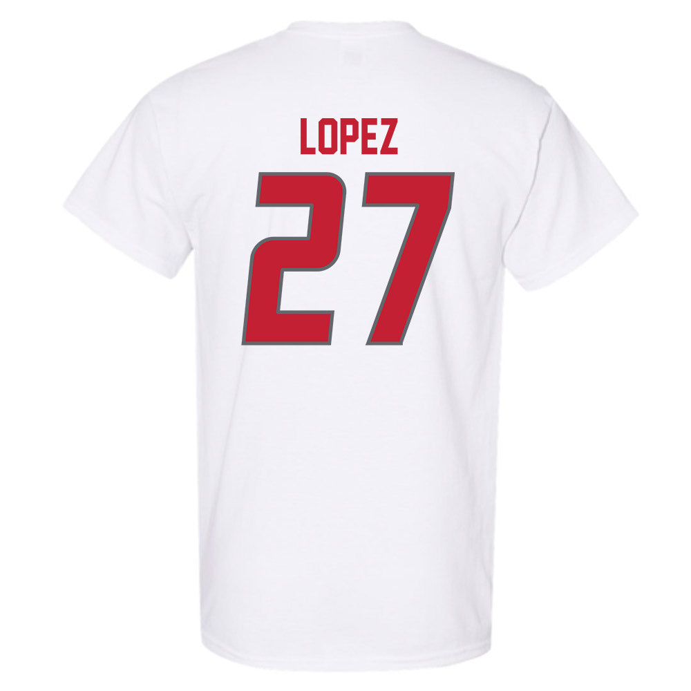 New Mexico - NCAA Baseball : David Lopez - Classic Shersey T-Shirt-1