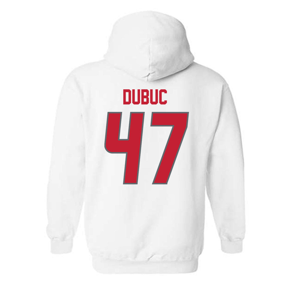 New Mexico - NCAA Football : Trey Dubuc - Classic Shersey Hooded Sweatshirt-1