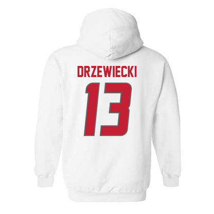 New Mexico - NCAA Football : Luke Drzewiecki - Classic Shersey Hooded Sweatshirt-1