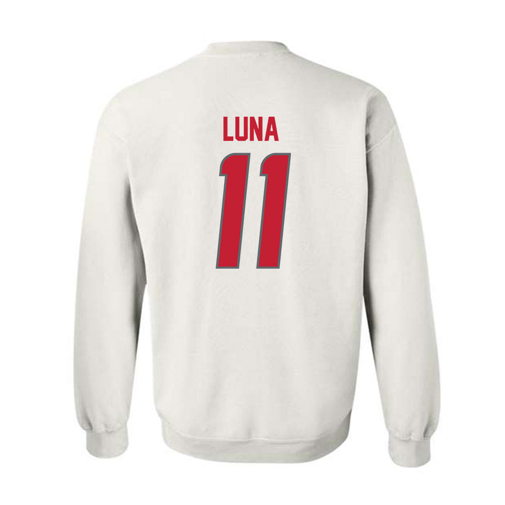 New Mexico - NCAA Men's Golf : Valentin Luna - Classic Shersey Crewneck Sweatshirt-1