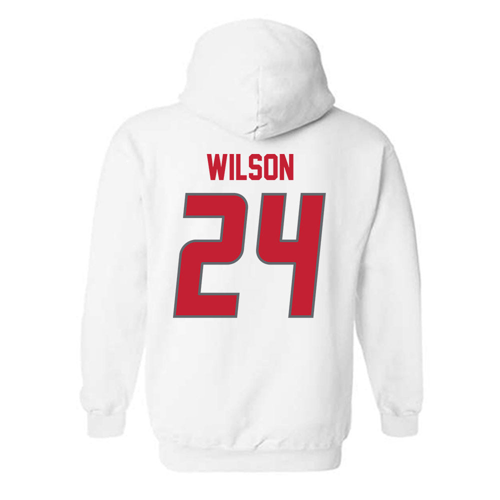 New Mexico - NCAA Football : Jayden Wilson - Classic Shersey Hooded Sweatshirt-1