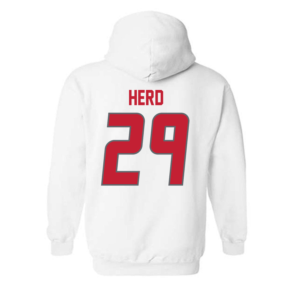 New Mexico - NCAA Baseball : Caleb Herd - Classic Shersey Hooded Sweatshirt-1