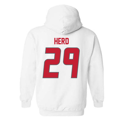 New Mexico - NCAA Baseball : Caleb Herd - Classic Shersey Hooded Sweatshirt-1