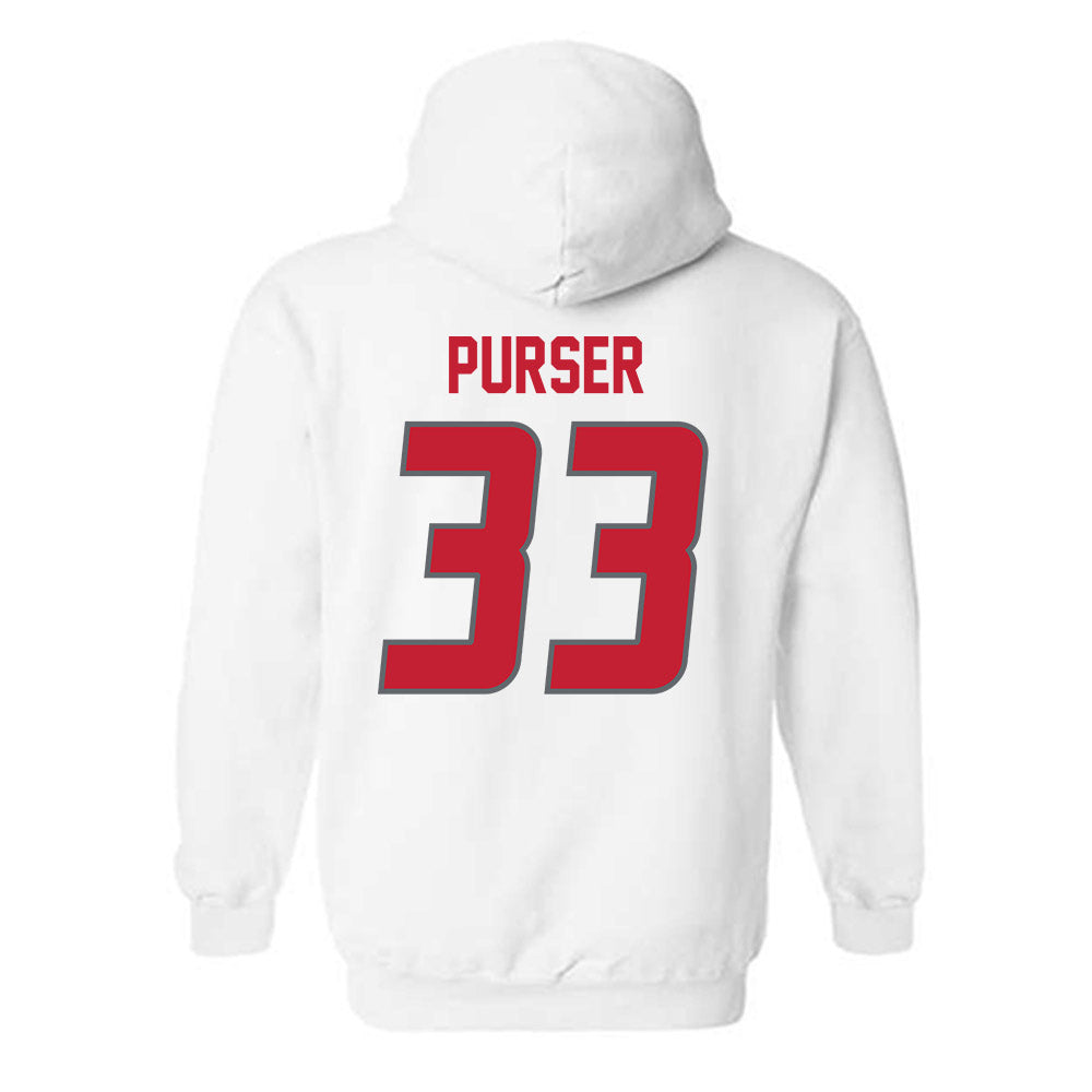 New Mexico - NCAA Baseball : Daxton Purser - Classic Shersey Hooded Sweatshirt-1