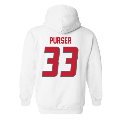 New Mexico - NCAA Baseball : Daxton Purser - Classic Shersey Hooded Sweatshirt-1