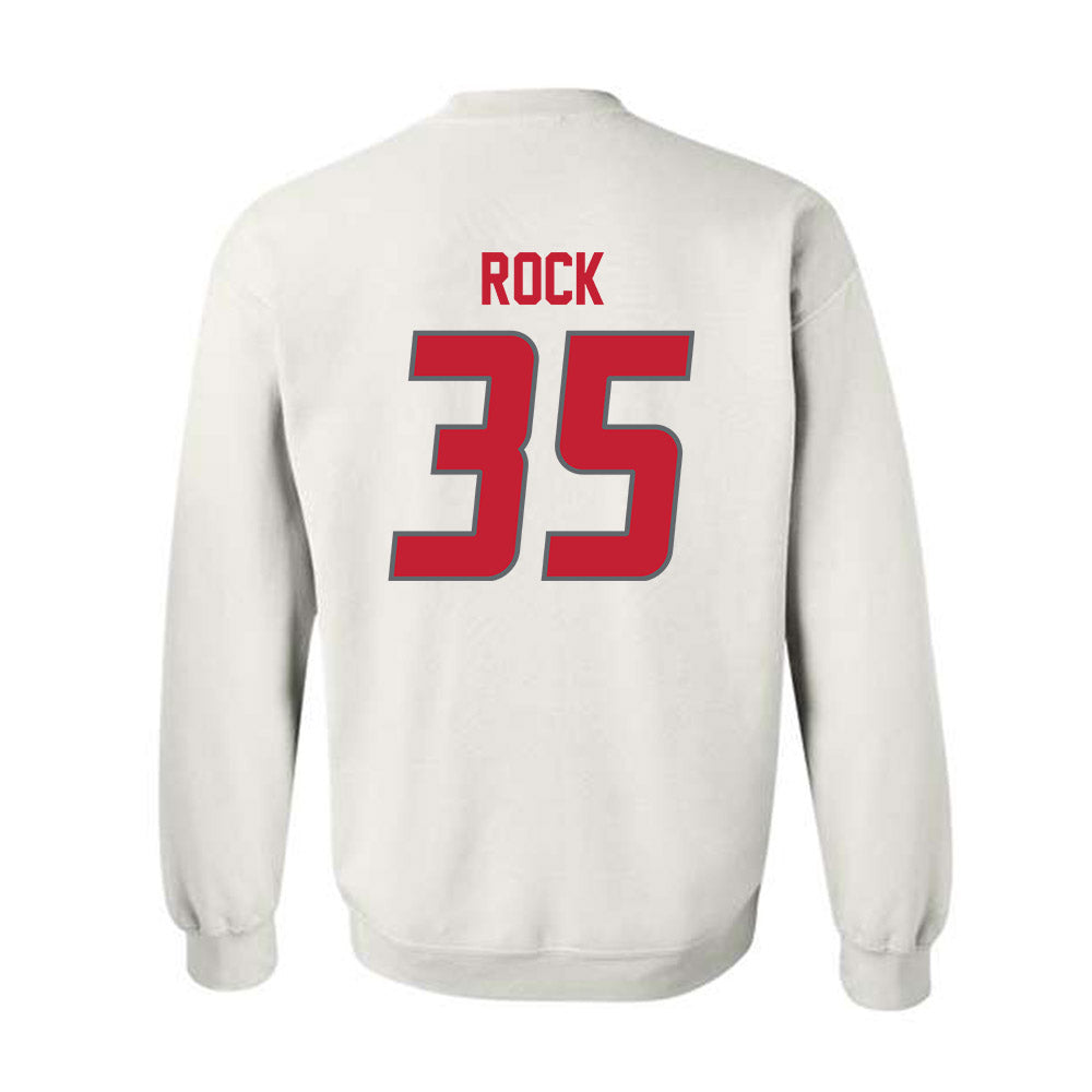 New Mexico - NCAA Men's Basketball : JT Rock - Classic Shersey Crewneck Sweatshirt-1