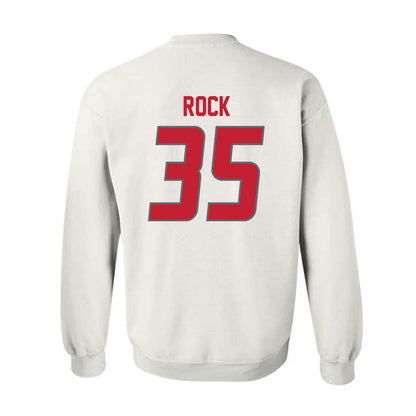 New Mexico - NCAA Men's Basketball : JT Rock - Classic Shersey Crewneck Sweatshirt-1