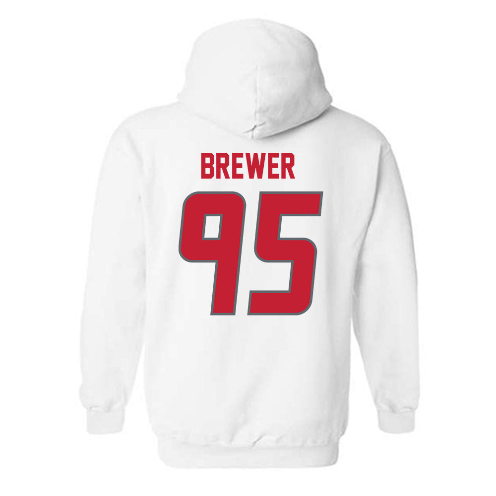 New Mexico - NCAA Football : Colby Brewer - Classic Shersey Hooded Sweatshirt-1