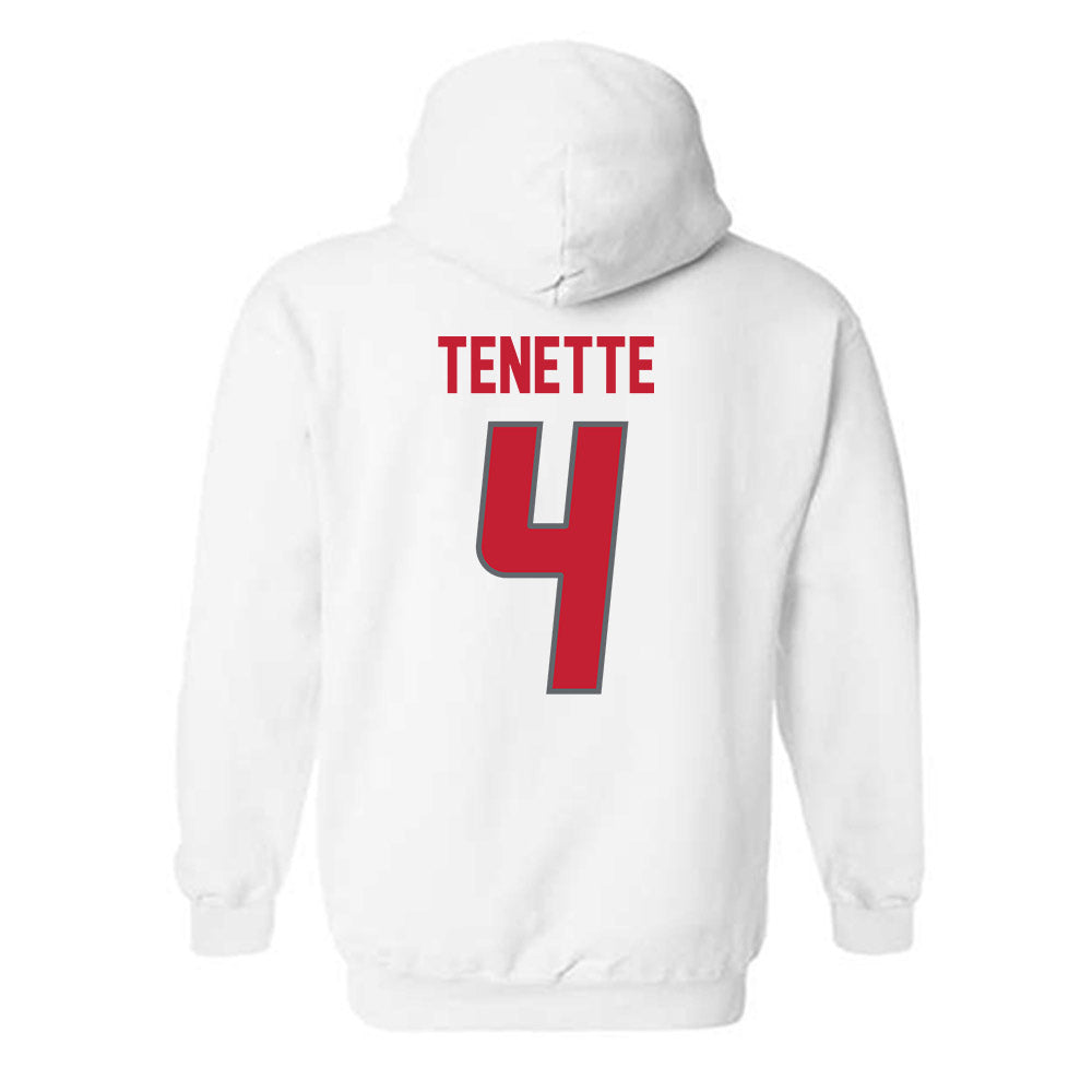 New Mexico - NCAA Men's Basketball : Uriah Tenette - Classic Shersey Hooded Sweatshirt-1