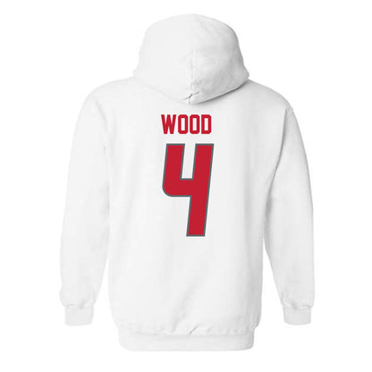New Mexico - NCAA Baseball : Tye Wood - Classic Shersey Hooded Sweatshirt-1