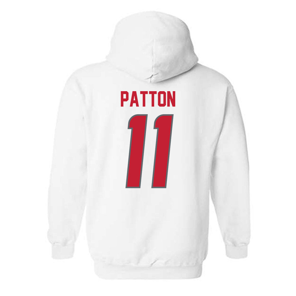 New Mexico - NCAA Men's Basketball : Kallai Patton - Classic Shersey Hooded Sweatshirt-1