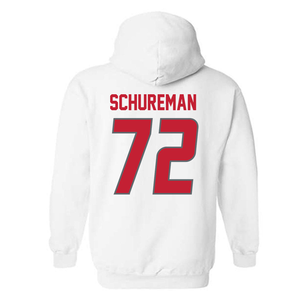 New Mexico - NCAA Football : Griffin Schureman - Classic Shersey Hooded Sweatshirt-1