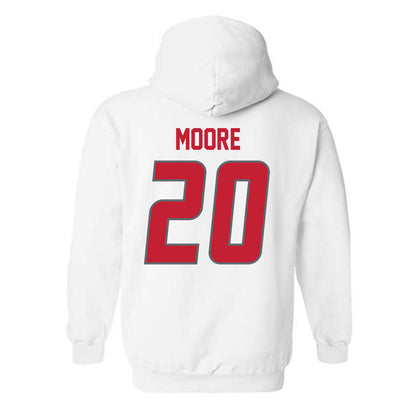 New Mexico - NCAA Football : Dereck Moore - Classic Shersey Hooded Sweatshirt-1