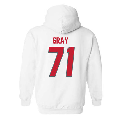 New Mexico - NCAA Football : Travis Gray - Classic Shersey Hooded Sweatshirt-1