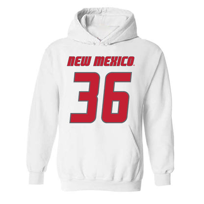 New Mexico - NCAA Baseball : Elias Fiddler - Classic Shersey Hooded Sweatshirt-0