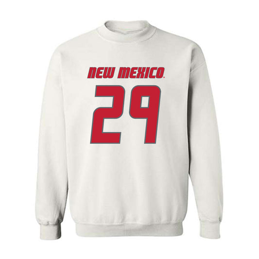 New Mexico - NCAA Men's Basketball : Timeo Pons - Classic Shersey Crewneck Sweatshirt-0