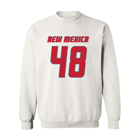 New Mexico - NCAA Football : John Sierra - Classic Shersey Crewneck Sweatshirt-0