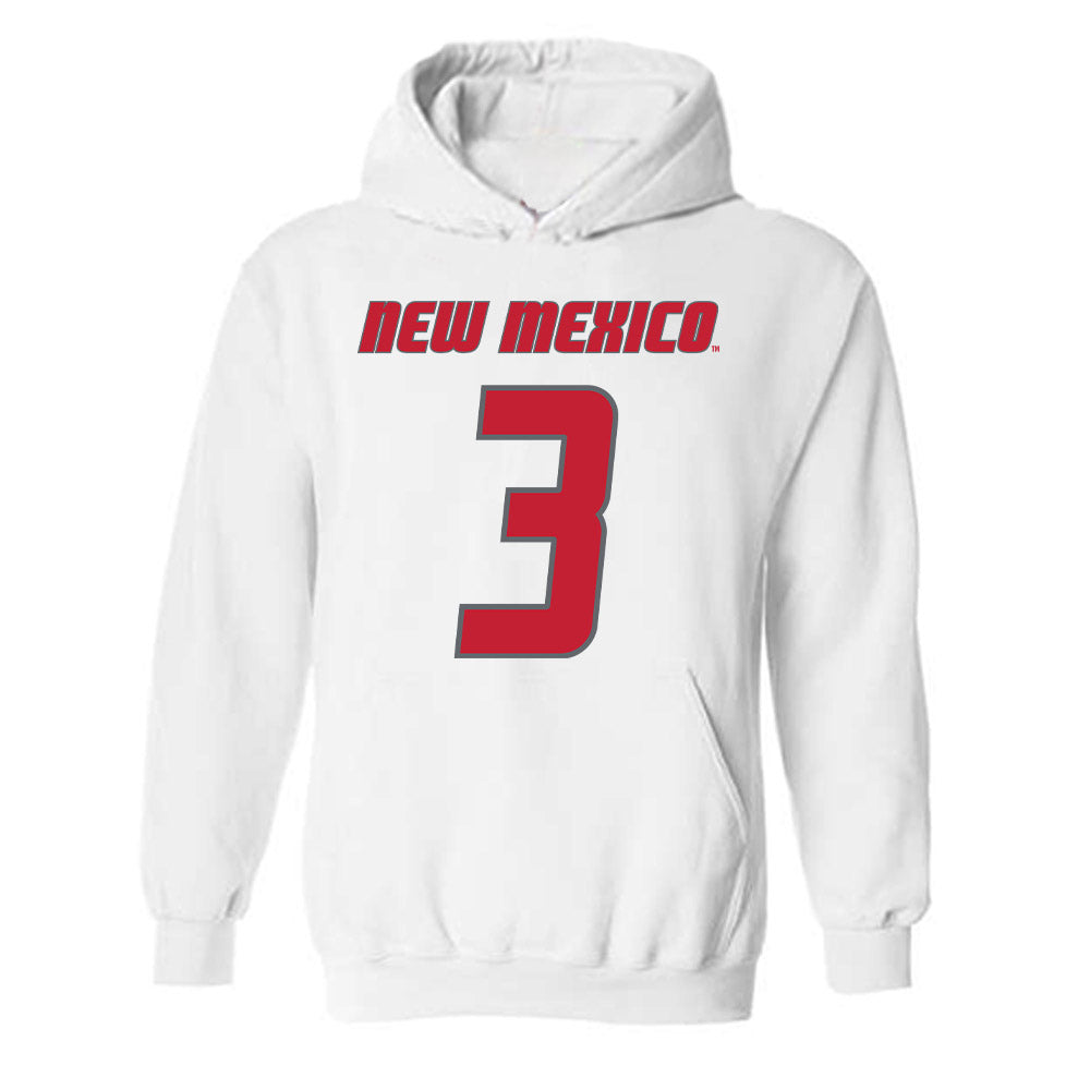 New Mexico - NCAA Women's Basketball : Destinee Hooks - Classic Shersey Hooded Sweatshirt-0