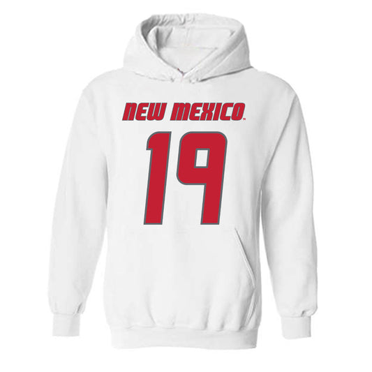 New Mexico - NCAA Football : Elijah Brody - Classic Shersey Hooded Sweatshirt-0