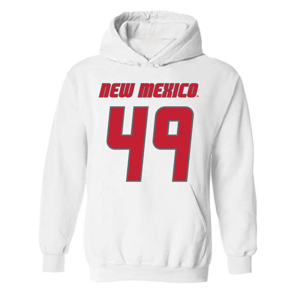 New Mexico - NCAA Baseball : Jack Messmore - Classic Shersey Hooded Sweatshirt-0