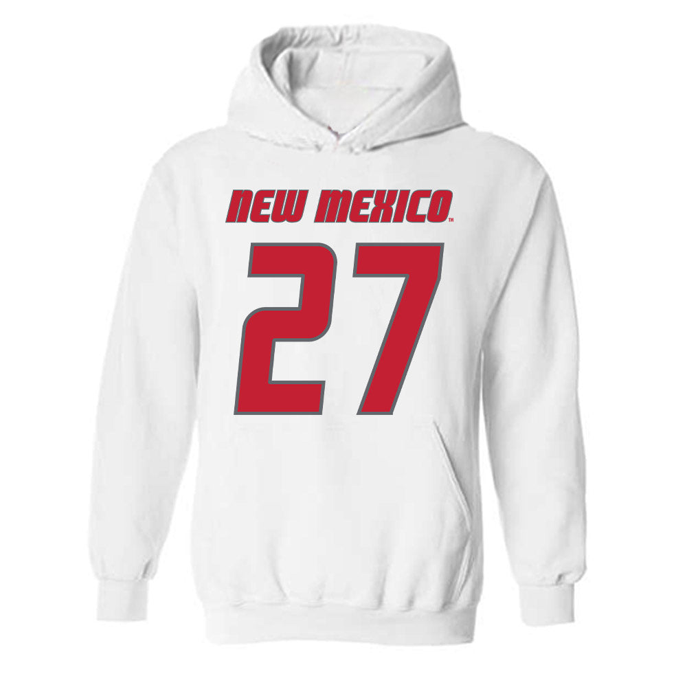New Mexico - NCAA Baseball : David Lopez - Classic Shersey Hooded Sweatshirt-0