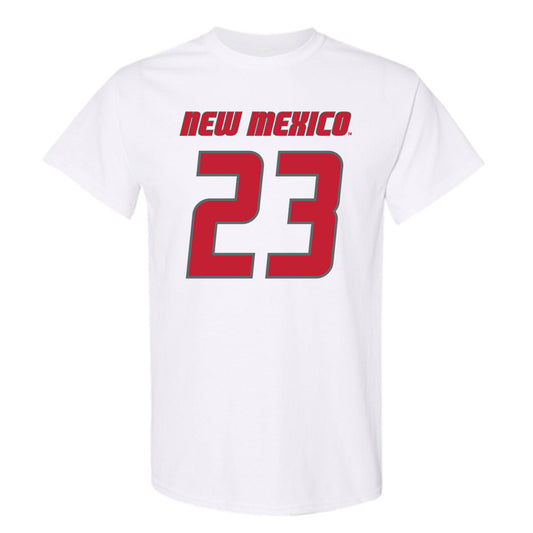 New Mexico - NCAA Men's Basketball : Jake Hall - Classic Shersey T-Shirt-0