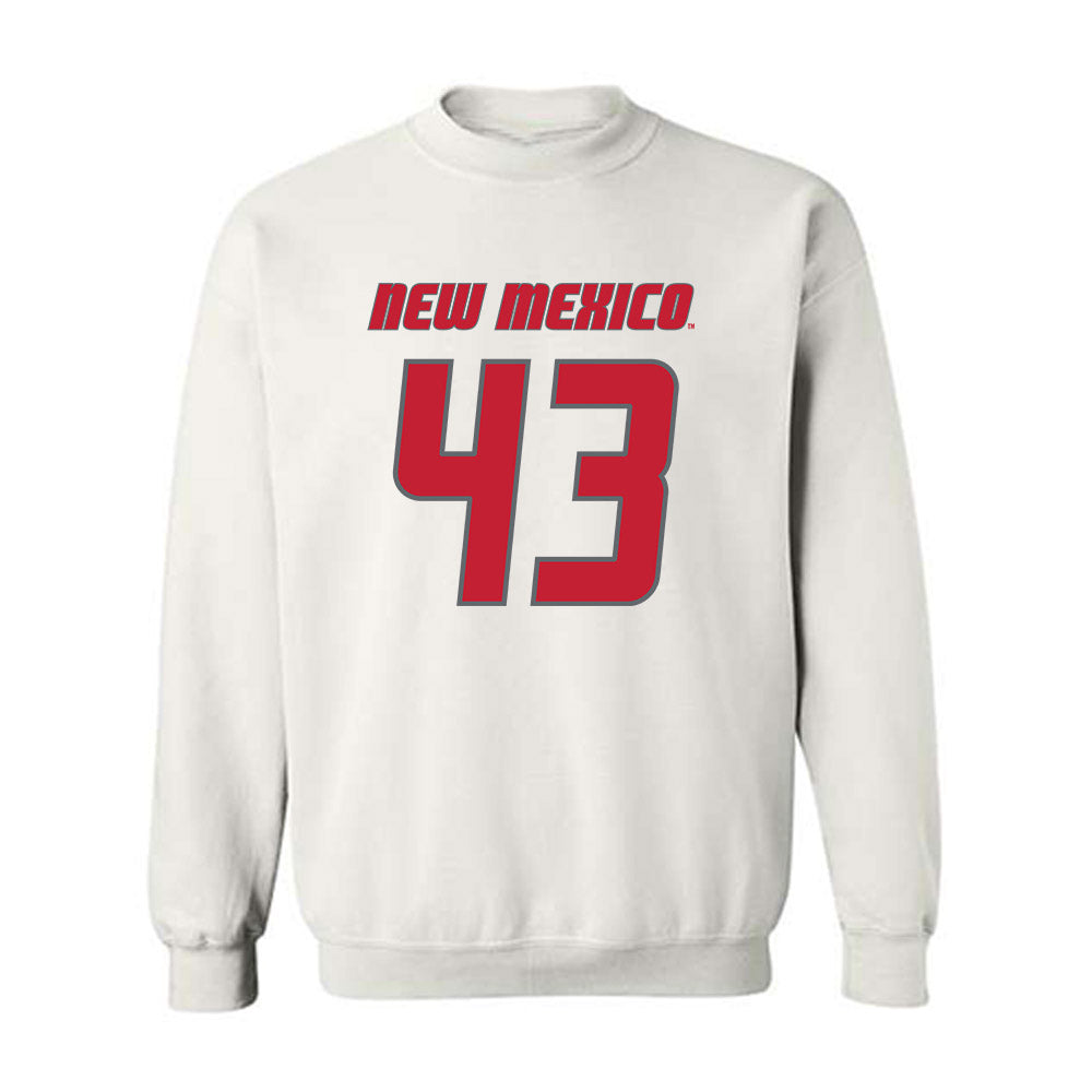 New Mexico - NCAA Baseball : Gene Trujillo - Classic Shersey Crewneck Sweatshirt-0