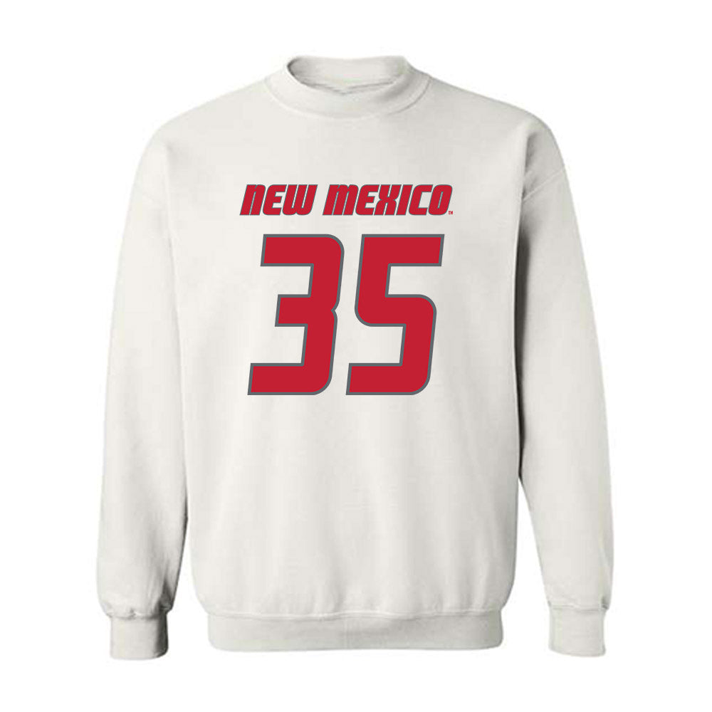 New Mexico - NCAA Men's Basketball : JT Rock - Classic Shersey Crewneck Sweatshirt-0