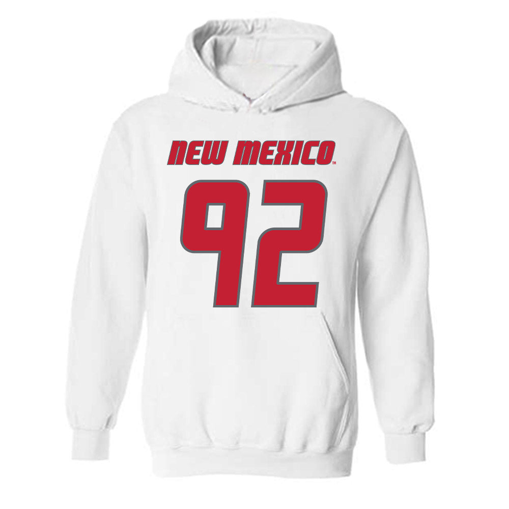 New Mexico - NCAA Football : Brian Booker - Classic Shersey Hooded Sweatshirt-0