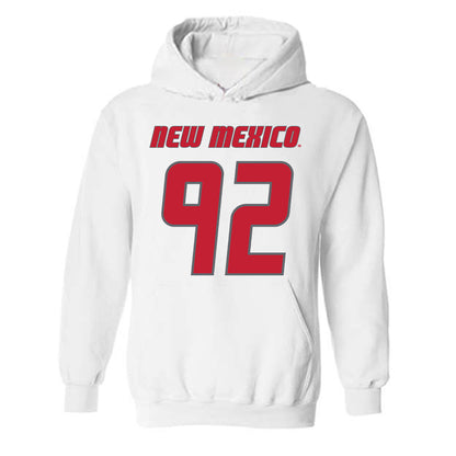 New Mexico - NCAA Football : Brian Booker - Classic Shersey Hooded Sweatshirt-0