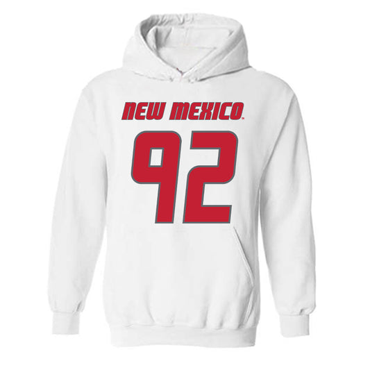 New Mexico - NCAA Football : Brian Booker - Classic Shersey Hooded Sweatshirt-0