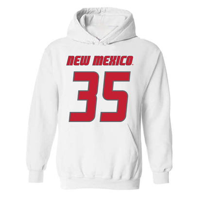 New Mexico - NCAA Football : Charles Steinkamp - Classic Shersey Hooded Sweatshirt-0