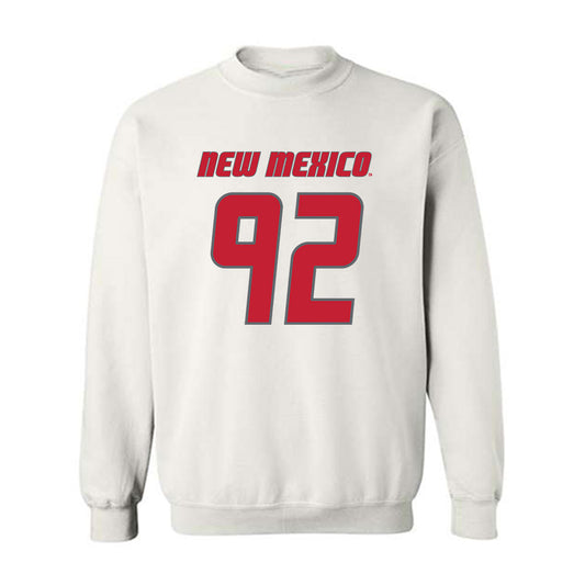 New Mexico - NCAA Football : Brian Booker - Classic Shersey Crewneck Sweatshirt-0