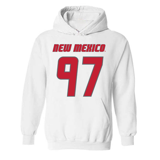 New Mexico - NCAA Football : Devin Brandt-Epps - Classic Shersey Hooded Sweatshirt-0