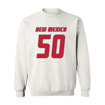 New Mexico - NCAA Football : Isaiah Sillemon - Classic Shersey Crewneck Sweatshirt-0