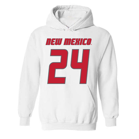 New Mexico - NCAA Football : Bear Levells - Classic Shersey Hooded Sweatshirt-0