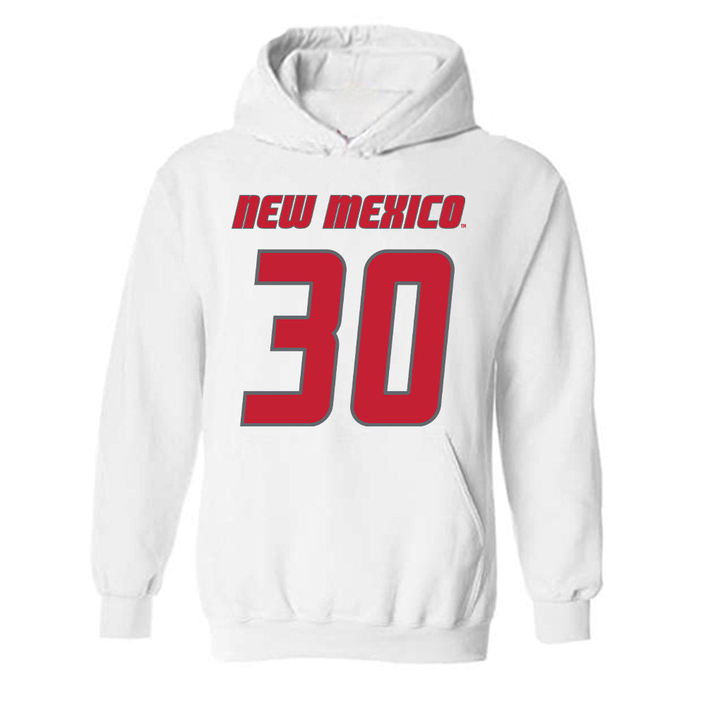New Mexico - NCAA Football : Brendan Durkin - Classic Shersey Hooded Sweatshirt-0