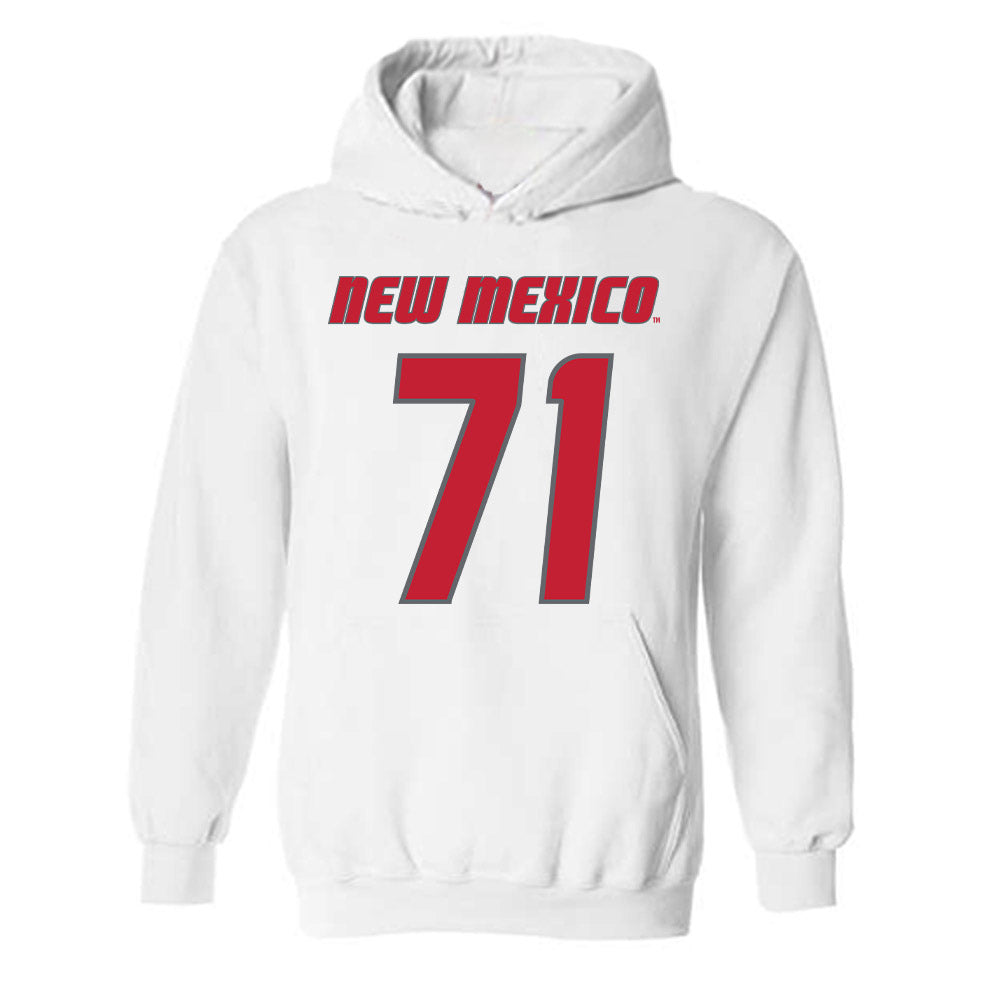 New Mexico - NCAA Football : Travis Gray - Classic Shersey Hooded Sweatshirt-0