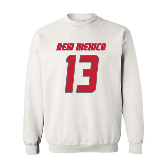 New Mexico - NCAA Football : Luke Drzewiecki - Classic Shersey Crewneck Sweatshirt-0